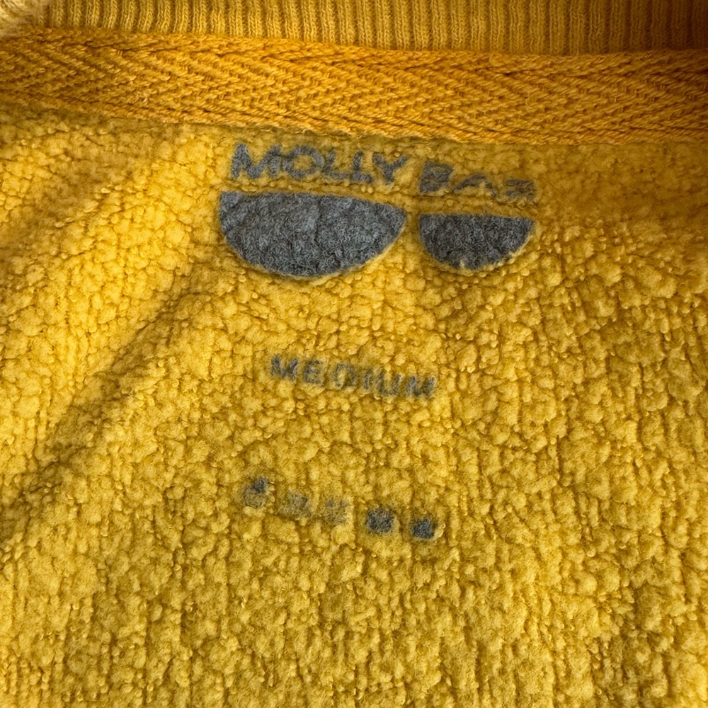 Authentic Molly Baz I Love Salt yellow / Mustard Crewneck Sweater - Picture 5 of 8